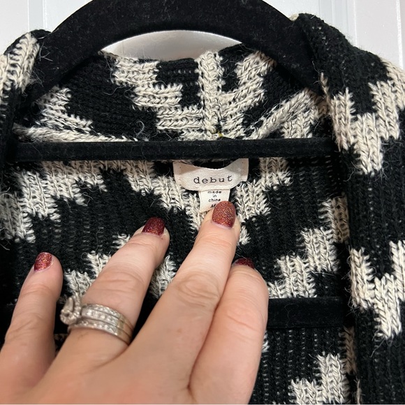 NWOT Aztec Print by Debut Long Cardigan/Duster Size Medium - Picture 4 of 8